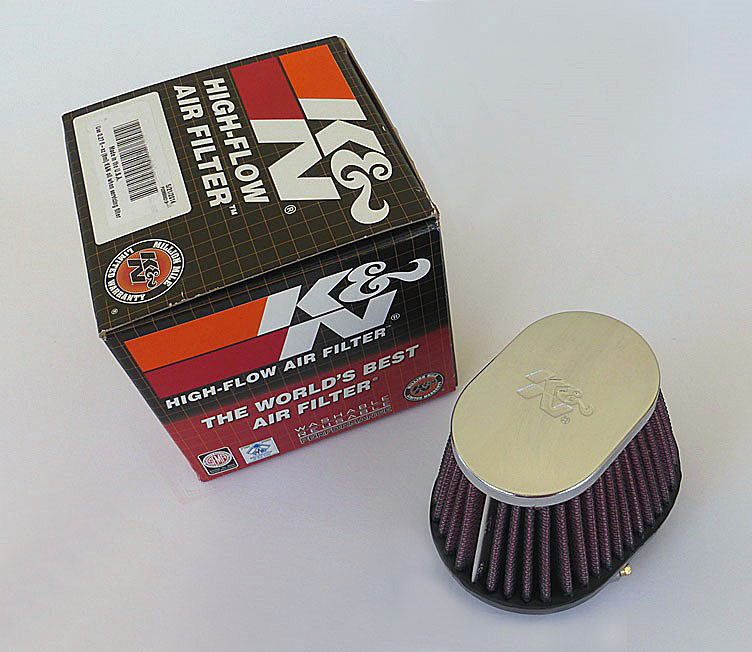 FILTRE A AIR KN ORIGINAL , BMC, UNI FILTRE A AIR ALU FILTRE RENIFLARD HUILE