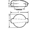 BOUCHON DE RESERVOIR TYPE MONZA 2,5 POUCES MADE IN ENGLAND