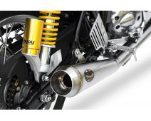 LIGNE ZARD INOX RACING POUR ROYAL ENFIELD CONTINENTAL GT