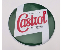 PLAQUE METAL CASTROL BOMBEE Ø 395 mm