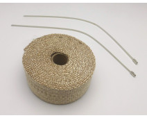 BANDE THERMIQUE ISOLANTE POUR COLLECTEUR D'ECHAPPEMENT, ECRU