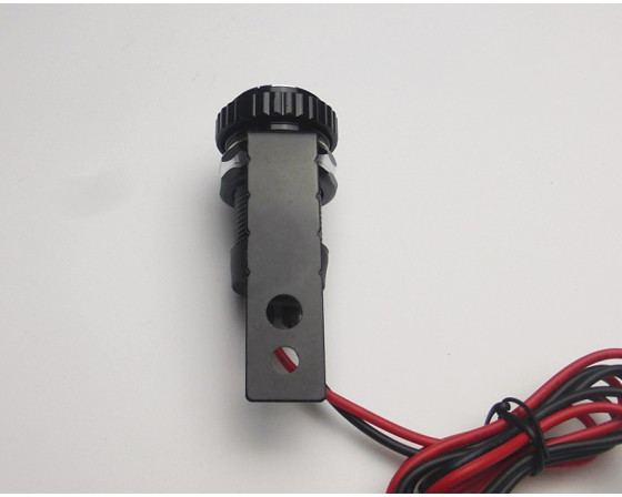 ENSEMBLE MONTRE/PRISE USB AVEC SUPPORT ALUMINIUM NOIR