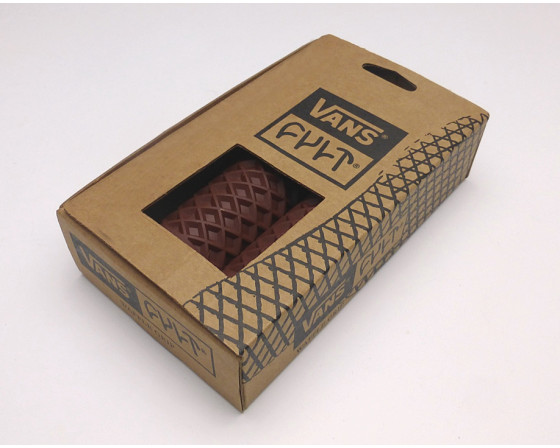 PAIRE DE REVETEMENTS DE GUIDON VANS ® / CULT ® BROWN Ø 22 mm (7/8)