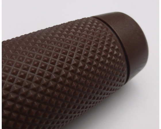PAIRE DE REVETEMENTS DE GUIDON DIAMOND BROWN Ø 22 mm
